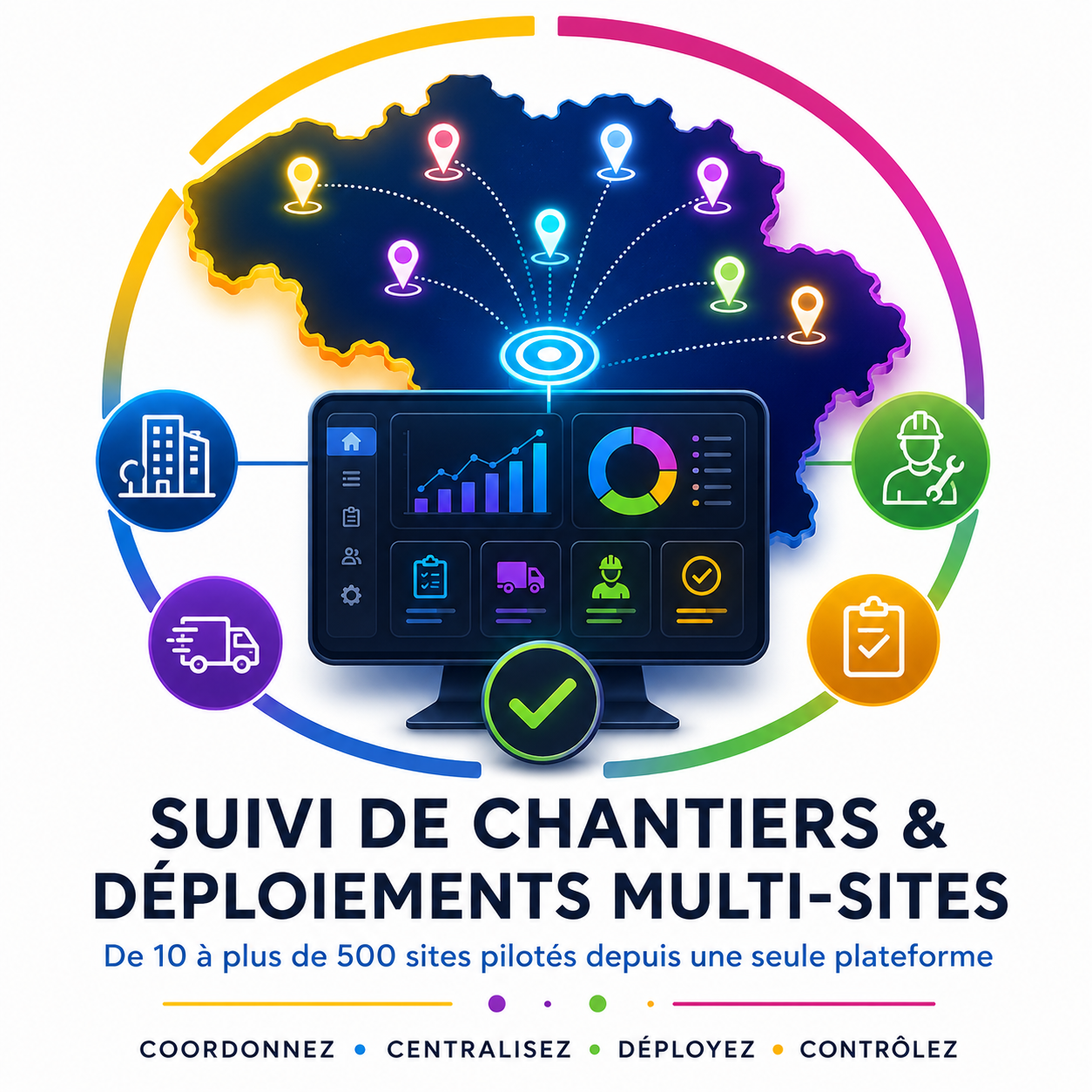 Logo Suivi de chantiers et déploiements multisites